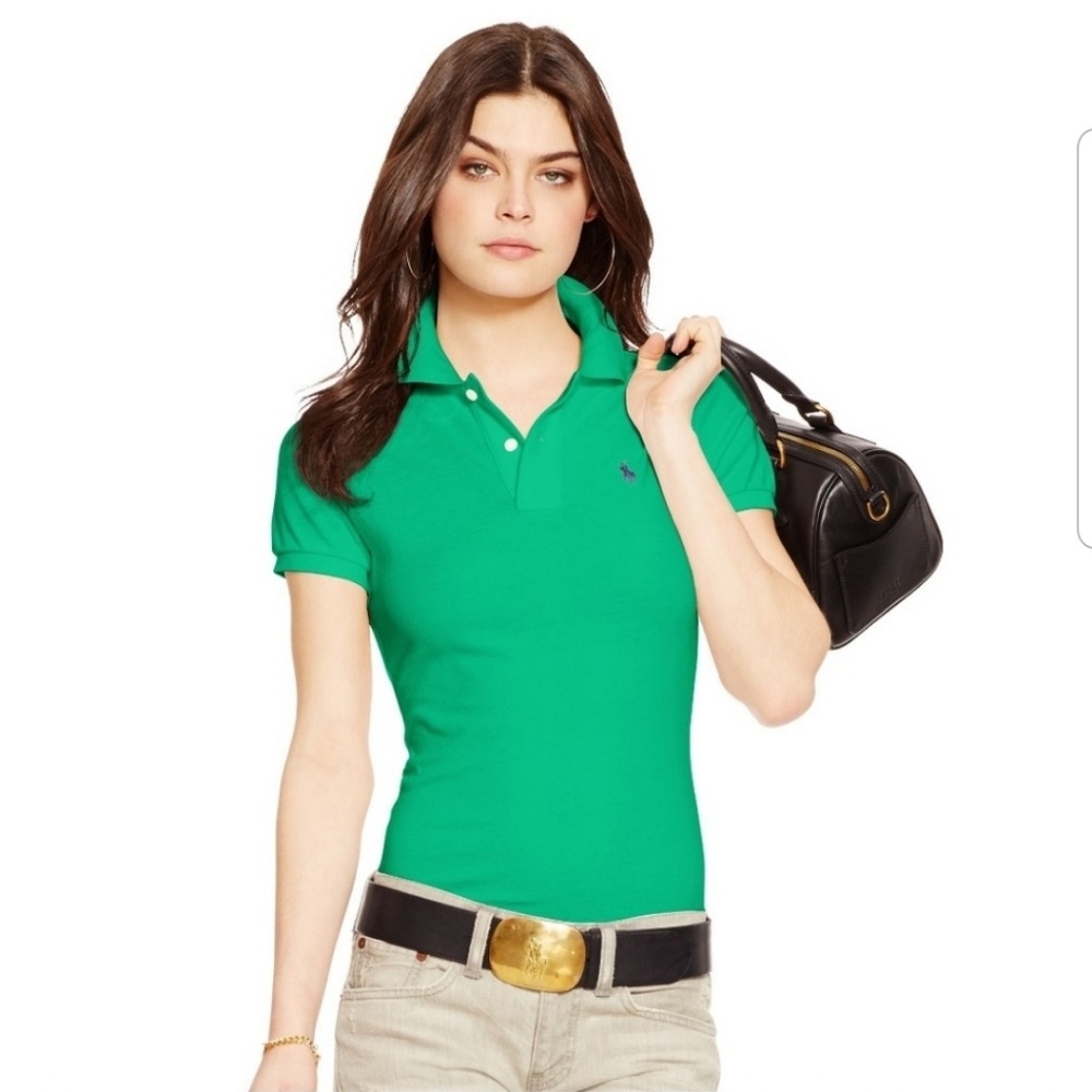 Ralph Lauren Green Slim Fit Polo